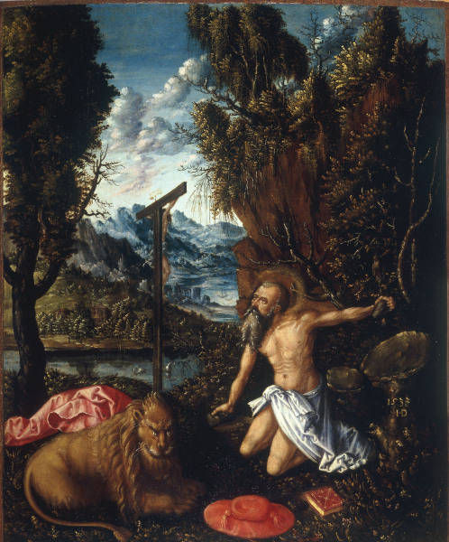 St.Jerome Penitent / Paint.D.Hopfer /C16 from 