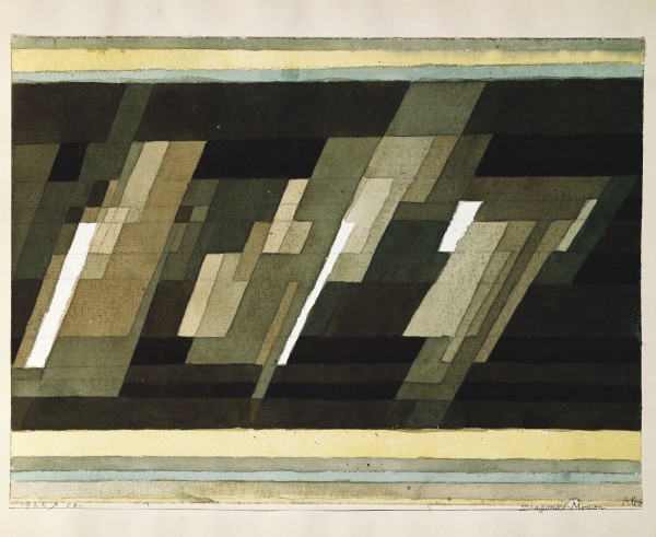 Diagonal-Medien, 1922 (w/c over pencil on paper)  from 