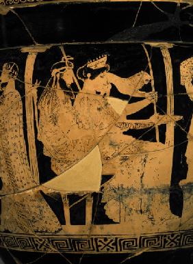 Dionysos u.Ariadne / griech.Vasenmalerei