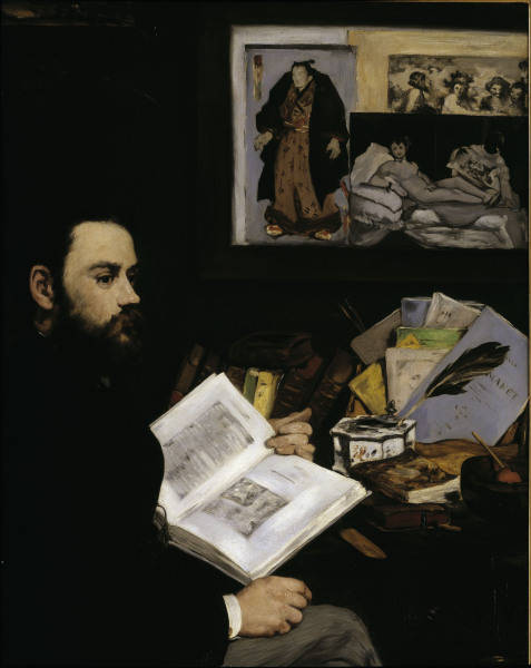 Emile Zola / Painting by E.Manet from 