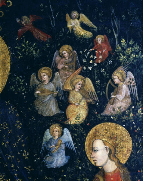 Angel concert / Italian painting 1408 from 