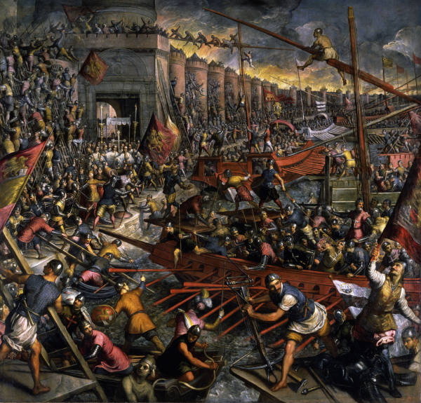 Conquest of Constantinople / Tintoretto from 