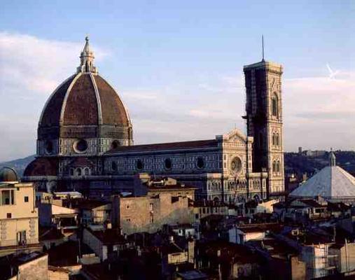 Exterior view of S.Maria del Fiore, 1294-1436 (photo) from 