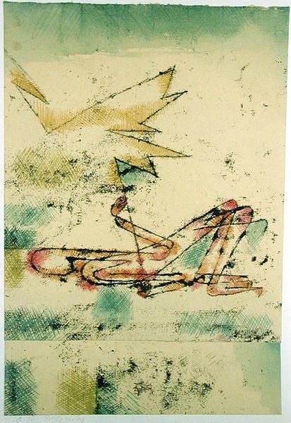 Flash of Lightning, 1920 (w/c on paper)  from 