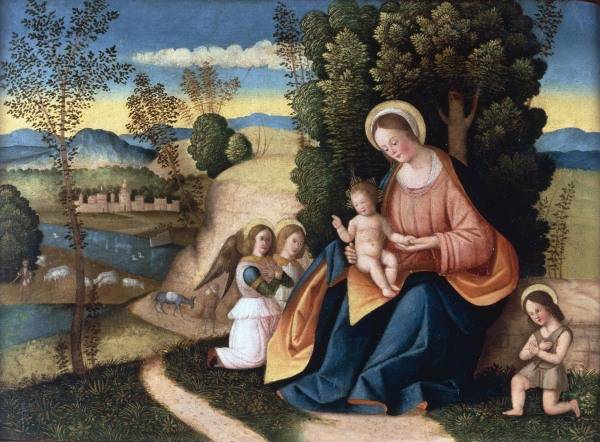 Francesco da Santacroce / Mary & Child from 