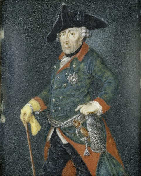 Frederick the Great , Portrait as old man