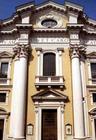 Facade of the church, built in 1690 by G.B.Menicucci (d.1690) and Fra Mario da Canepina (photo)