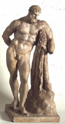Farnese Hercules, copy of the original statue by Lysippus, by Camillo Rusconi (1658-1728) (marble) from 