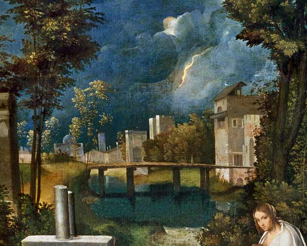 Giorgione / Tempesta / Detail / Painting from 