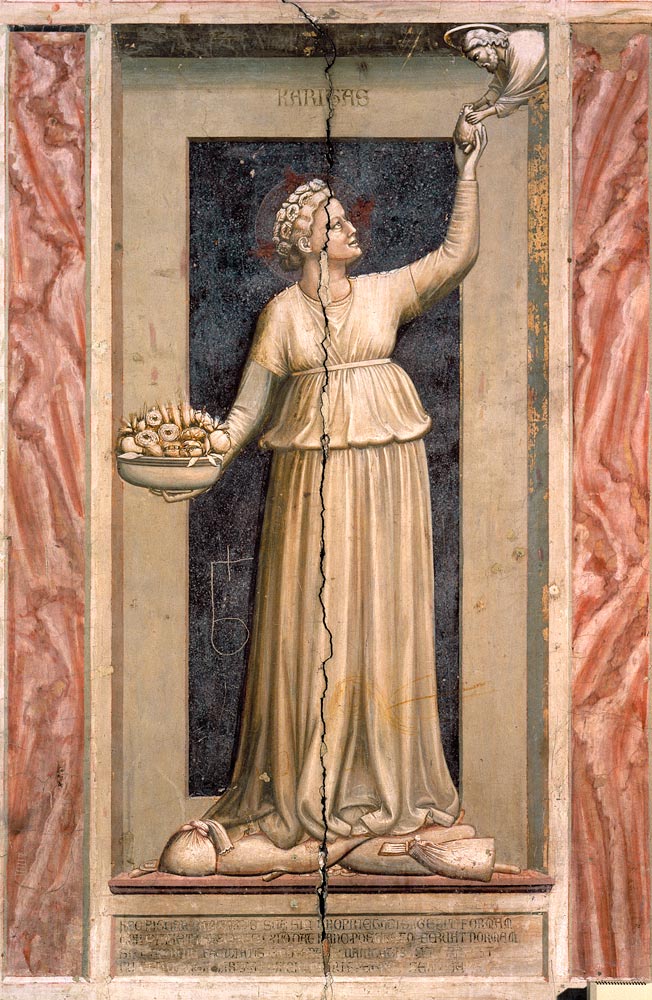 Giotto, La Charite from 