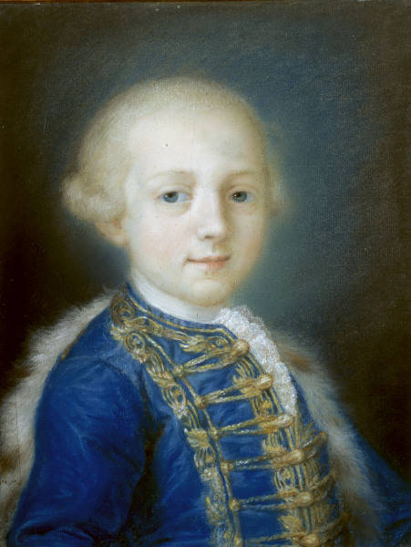 G.A.Lazzari / Portr.of a Boy / Pastel from 