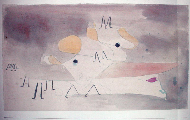 Ghost and followers, 1930 (no 68) (w/c on paper on cardboard)  from 