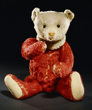 Gilbert -  A Rare Steiff Dolly Bear With A Red Mohair Body And A White Face from 