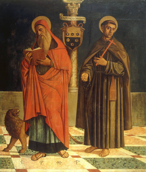 G.Mansueti / Jerome & St.Francis Assisi from 