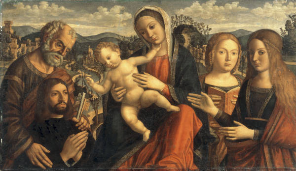 G.Mansueti / Mary with Child & Saints from 