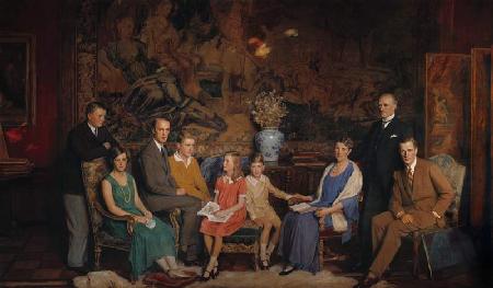 Gustav Krupp v. B. u. H. Familienbild Krupp von Bohlen und Halbac