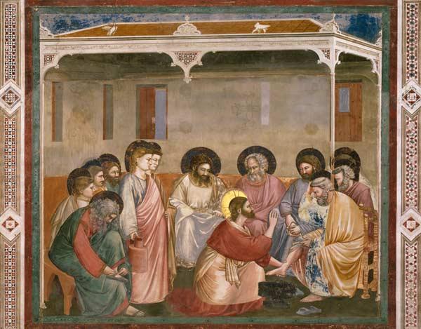 Washing of the Feet / Giotto / 1303/05