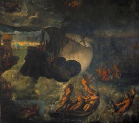 School of Giorgione / Storm at Sea