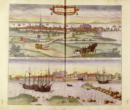 Hand-Colored Engraving From Civitates Orbis Terrarum By Georg Braun And Frans Hogenberg from 