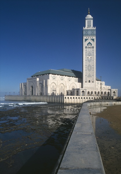 Hassan II Mosque, built 1986-93 (photo)  from 