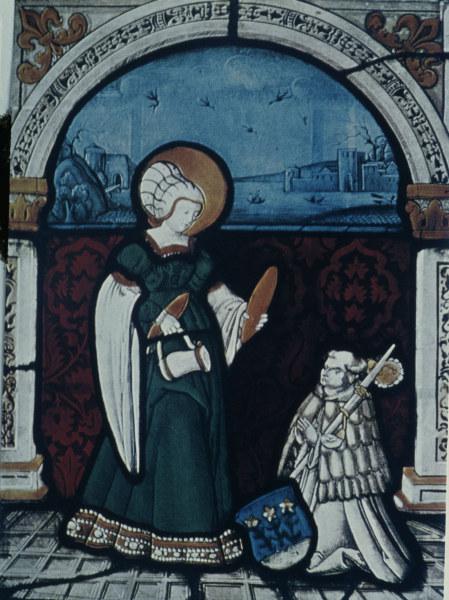 Saint Elizabeth and benefactors