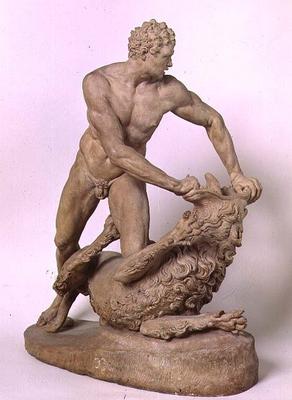 Hercules and the Nemean Lion, by Stefano Maderno (1576-1636) (terracotta) from 