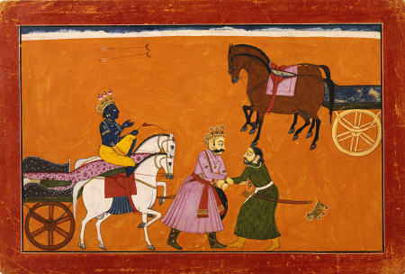 ? Illustration To Bhagavatat Purana Basoli Circa 1750 from 