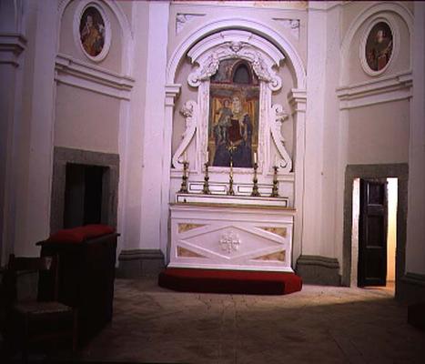 Interior view of the chapel, possibly designed by Giacomo Vignola (1507-73) (photo) from 