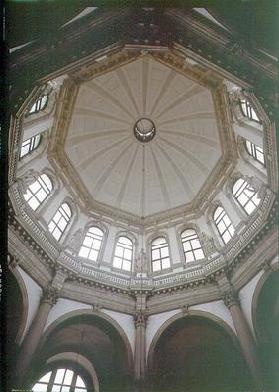 Interior view of the cupola designed by Baldassare Longhena (1598-1682) (photo)