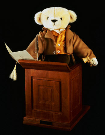 James, A Merrythought Bear Modelled On Auctioneer, James Christie from 