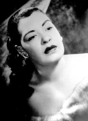 Jazz and blues Singer Billie Holiday