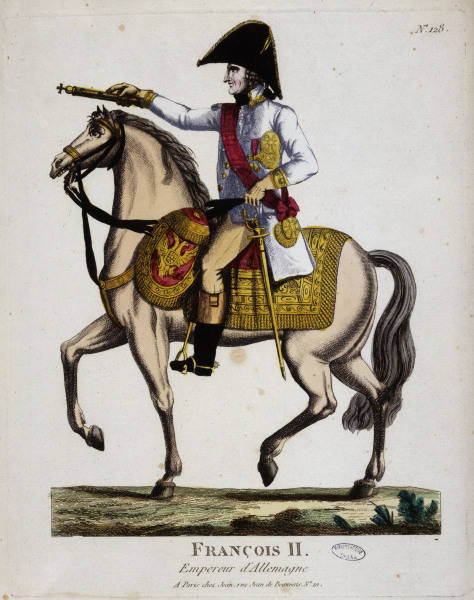 Kaiser Franz II / Equestrian Portrait from 
