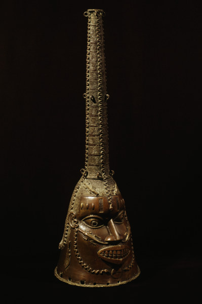 Kopfmaske, Benin, Nigeria / Bronze from 