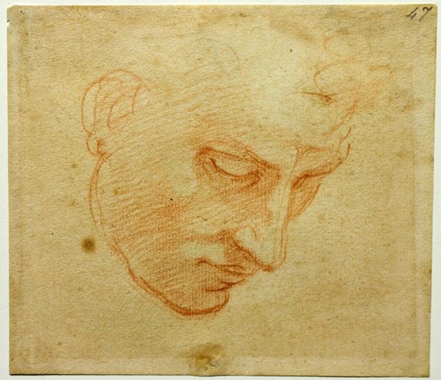 Head Study to the Sistine Chapel ceiling from 