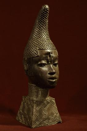 Kopf, Benin, Nigeria / Bronze