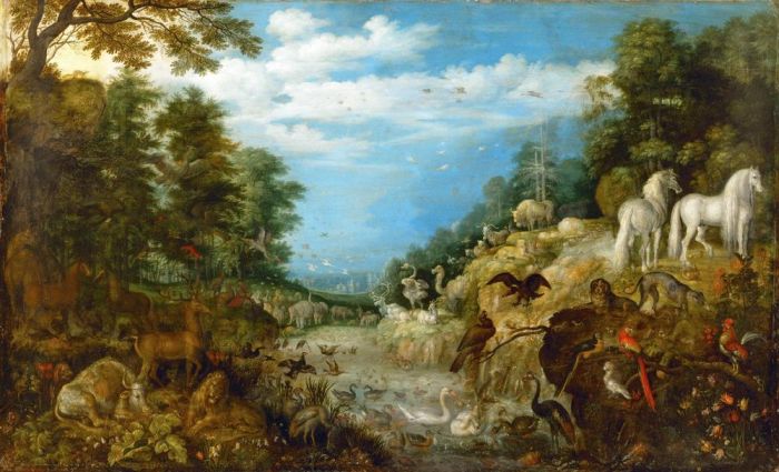 Landscape with animals. from 