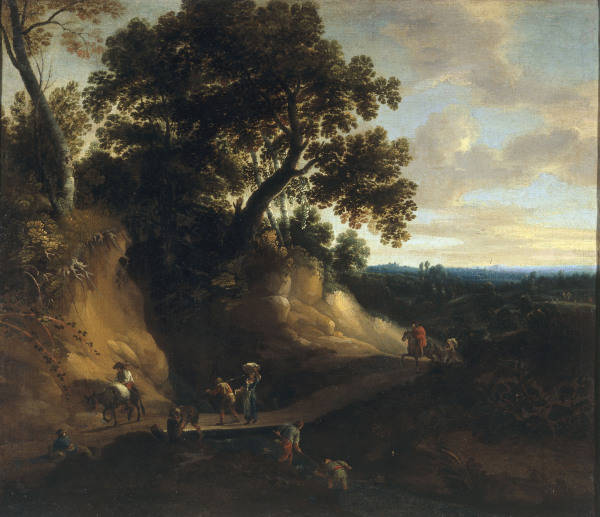 Landscape / Paint.by Vadder (ascr.)/ C17 from 