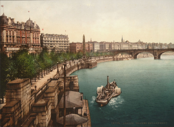 London , Victoria Embankment from 
