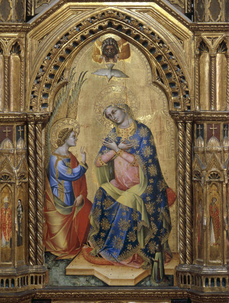 Lorenzo Veneziano /Annunciation/ c.1356 from 