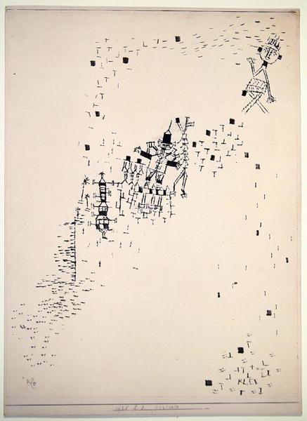 Lost ones, 1925 (no 28) (brush on paper on cardboard)  from 