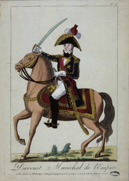 Davoust (Davout), Louis Nicolas, Duke of Auerstaedt (1808), Prince of Eckmuehl (1809), French marsha from 