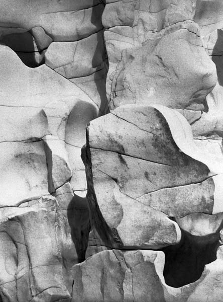 Marble rocks, Jabalpur, Madhya Pradesh (b/w photo)  from 