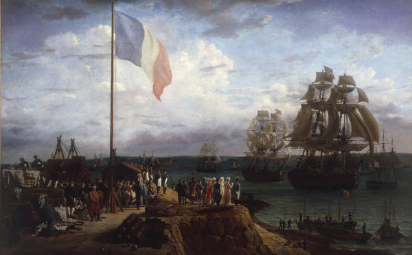 Napoleon I, Cherbourg 1811 /Paint.Crepin from 