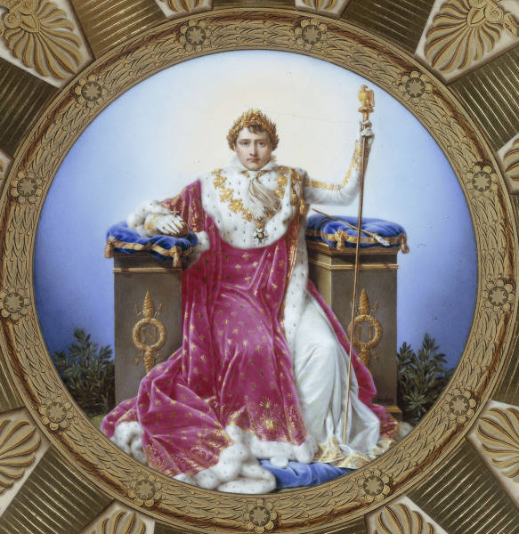 Napoleon I / Porcelain Paint./ 1808-10 from 