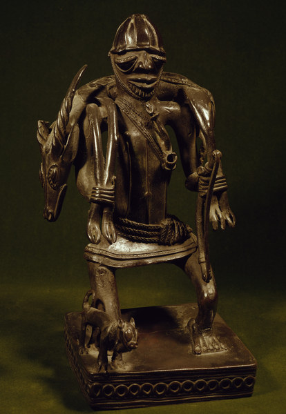 Nigeria, bronze industry, sculpture from 