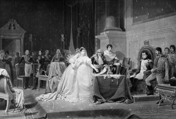 Napoleon''s Divorce fr.Josephine / Engr. from 