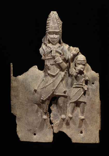 Oba and his Entourage / Benin Bronze from 