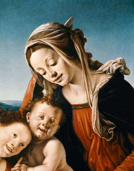 Piero di Cosimo /Mary w.Child & Angels from 