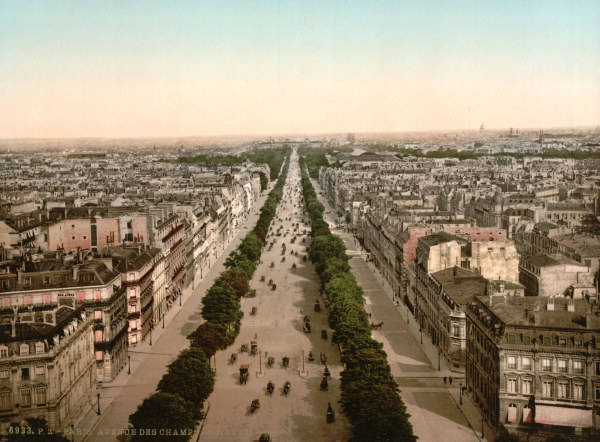 Paris / Champs-Elysees / Photochrom from 