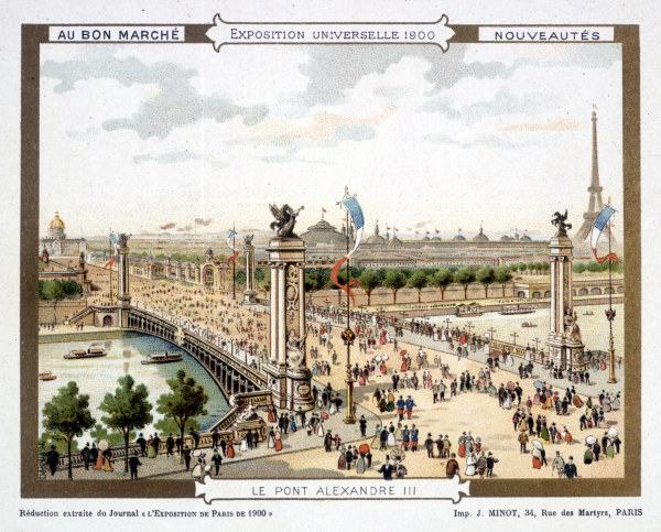 Paris , Pont Alexandre III from 